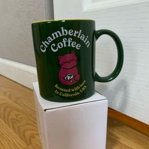 Chamberlain Coffee Careless Cat Mug brand new with packaging